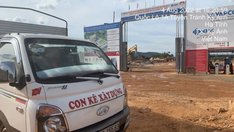 Cung cấp con kê bê tông cho dự án khu nhà ở cbcnv vũng áng ii